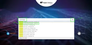 Search box: Search for an organisation